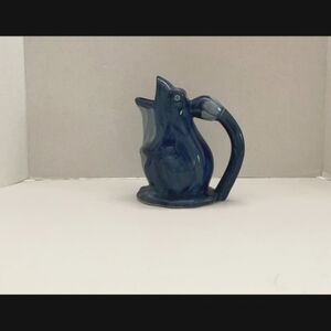 WCL Blue Frog Japanese Pitcher Lilly Pad & Flower Unique